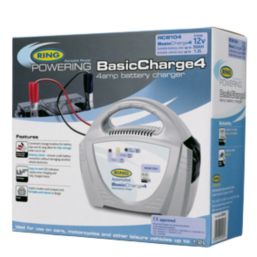 Ring RCB104 4A Car Battery Charger 12V