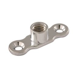 Tesla Female Munsen Ring Backplates M10 Chrome-Plated 10 Pack