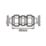 Flomasta  Brass Compression Equal Coupler 10mm