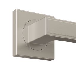 Cooke & Lewis Preder Lever on Rose Door Handles Pair Satin Nickel