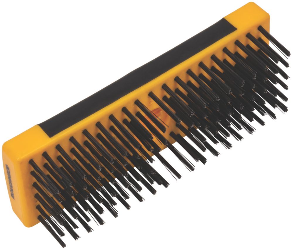 Roughneck SoftGrip Heavy Duty Scrub Brush Screwfix