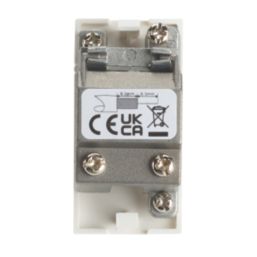 Contactum Media Modular Female Coaxial TV Socket White