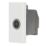 Contactum Media Modular Female Coaxial TV Socket White