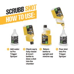 Scrubb   SHOT Super Concentrate Power Clean Multipurpose Cleaner 500ml
