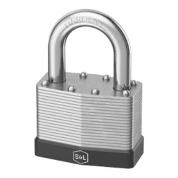 Smith & Locke  Laminated Steel     Padlock 50mm