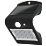 Luceco LEXS22B40-01 Outdoor LED Solar Wall Light With PIR Sensor Black 220lm