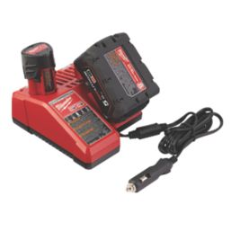 Milwaukee M12-18 AC 12/18V Li-Ion RedLithium In-Car Charger