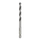 Titan  Hex Shank Double-Flute Brad Point Wood Drill Bit 6mm x 111mm