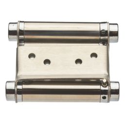 Smith & Locke Satin Nickel  Spring Hinge 75mm x 132mm