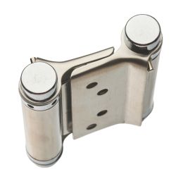 Smith & Locke Satin Nickel  Spring Hinge 75mm x 132mm