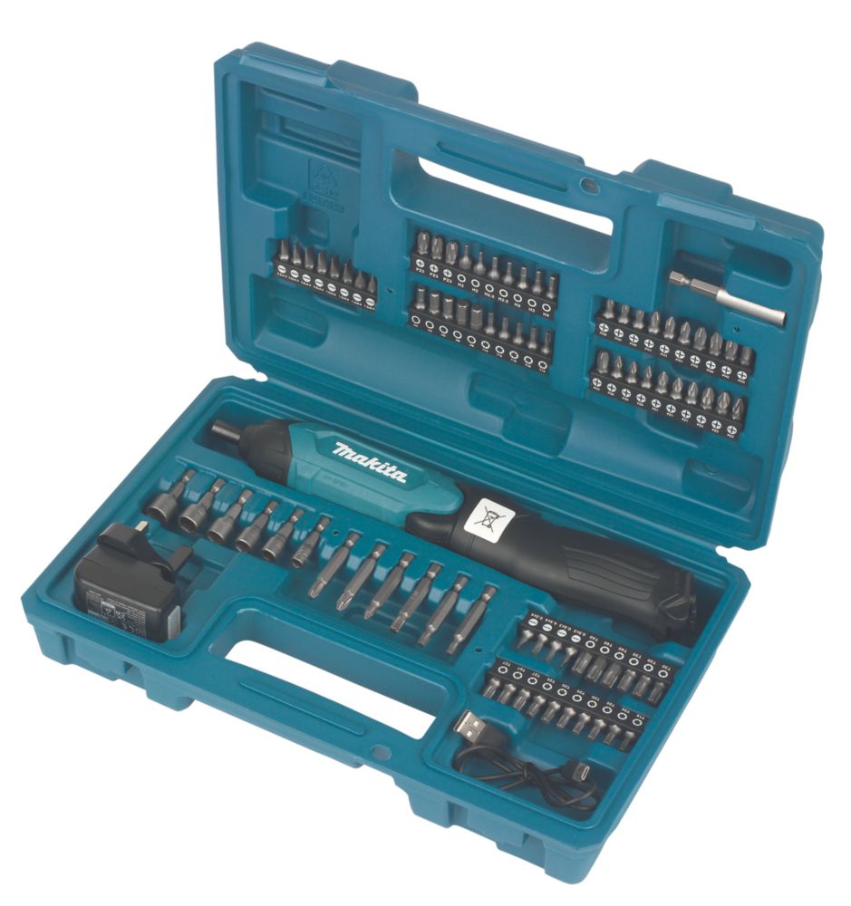 Makita electric on sale screwdriver set