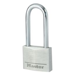 Master Lock 9140EURDLH   Weatherproof Long Shackle  Padlock  Aluminium 40mm