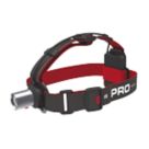 Elwis   LED Head Torch Black & Red 365lm