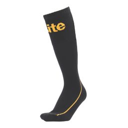 Site Willstrop Work Socks Black Size 7-11 5 Pairs