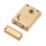 Smith & Locke  Rim Lock Polished Brass 105mm x 81mm