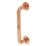 Rothley  Straight Household Grab Rail Polished Copper 457mm