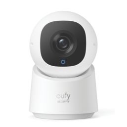 Eufy C220 Mains-Powered White Wired 2K Indoor Round Security Camera