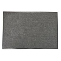 Essentials  Entrance Mat Black & Grey 1800mm x 1200mm x 6mm