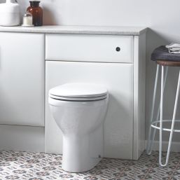 Battery-Powered Dual-Flush Contactless Button Kit Black