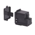 Battery-Powered Dual-Flush Contactless Button Kit Black