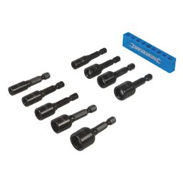 Silverline 855189 Hex Shank Magnetic Nut Driver Set 5mm-12mm 9 Pieces