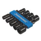 Silverline 855189 Hex Shank Magnetic Nut Driver Set 5mm-12mm 9 Pieces