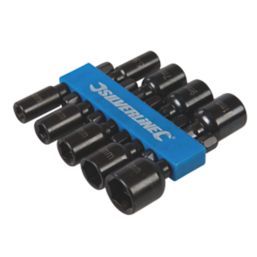 Silverline 855189 Hex Shank Magnetic Nut Driver Set 5mm-12mm 9 Pieces