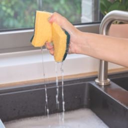 Essentials Sponge Scourer 84mm x 130mm 10 Pack