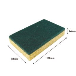 Essentials Sponge Scourer 84mm x 130mm 10 Pack