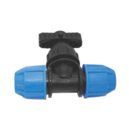 FloPlast MDPE Plastic Stop Cock 20mm x 20mm