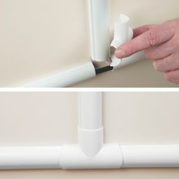 D-Line Mini Clip-Over Equal Tees 30mm x 15mm 2 Pack