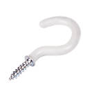 White Cup Hooks 3mm x 45mm 10 Pack