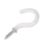 Essentials  White Cup Hooks 3mm x 45mm 10 Pack