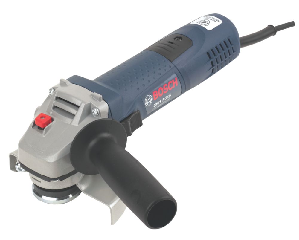 Bosch GWS 7115 720W 4 1/2" Electric Angle Grinder 110V Screwfix