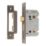 Smith & Locke  Antique Brass Bathroom Mortice Latch 64mm Case - 44mm Backset