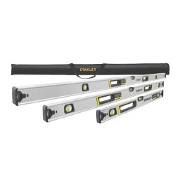 Stanley FatMax Xtreme 60cm, 120cm & 180cm Levels w/Carry Bag 3 Piece Set