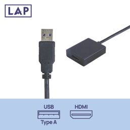 LAP USB-A to HDMI Adaptor