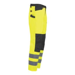 Site Ovett Hi-Vis Trousers Yellow/Black 30" W 32" L