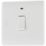 British General 800 Series 20A 1-Gang DP Water Heater Switch White with LED
