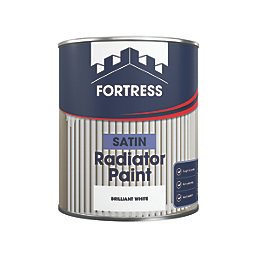 Fortress Radiator Paint White Satin 750ml