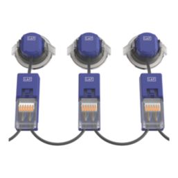 LAP Chaac Tilt  Fire Rated LED Downlight Polished Chrome 5.5W 600lm