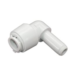 FloPlast FloFit+ Plastic Push-Fit Equal 90° Stem Elbow 15mm