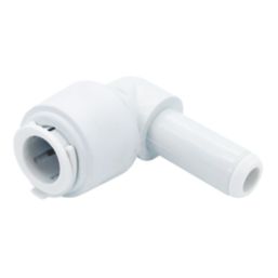 FloPlast FloFit+ Plastic Push-Fit Equal 90° Stem Elbow 15mm