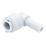 FloPlast FloFit+ Plastic Push-Fit Equal 90° Stem Elbow 15mm