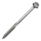 Timco 10150INH Hex Socket Thread Cutting Timber Screws 10mm x 150mm 10 Pack