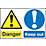 "Danger Keep Out" Sign 300mm x 450mm