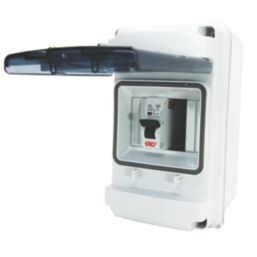 Garo G4-63B 4-Module 2-Way Populated  Main Switch Consumer Unit