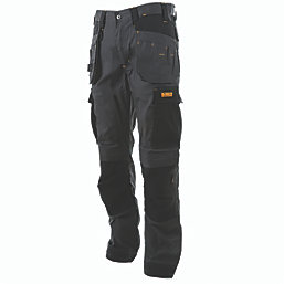 DeWalt Barstow Holster Work Trousers Charcoal Grey 38" W 31" L