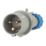 Lewden 16A 2P+E Male Plug 230V