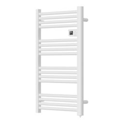 Flomasta 960mm x 540mm 1706BTU White Flat Electric Towel Radiator
